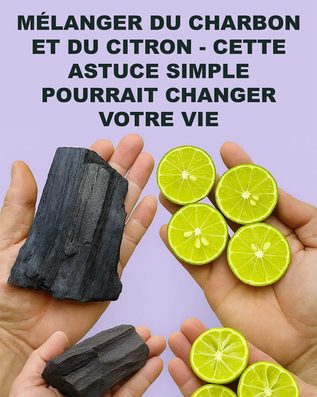 Citron et charbon : un mélange aux multiples bienfaits