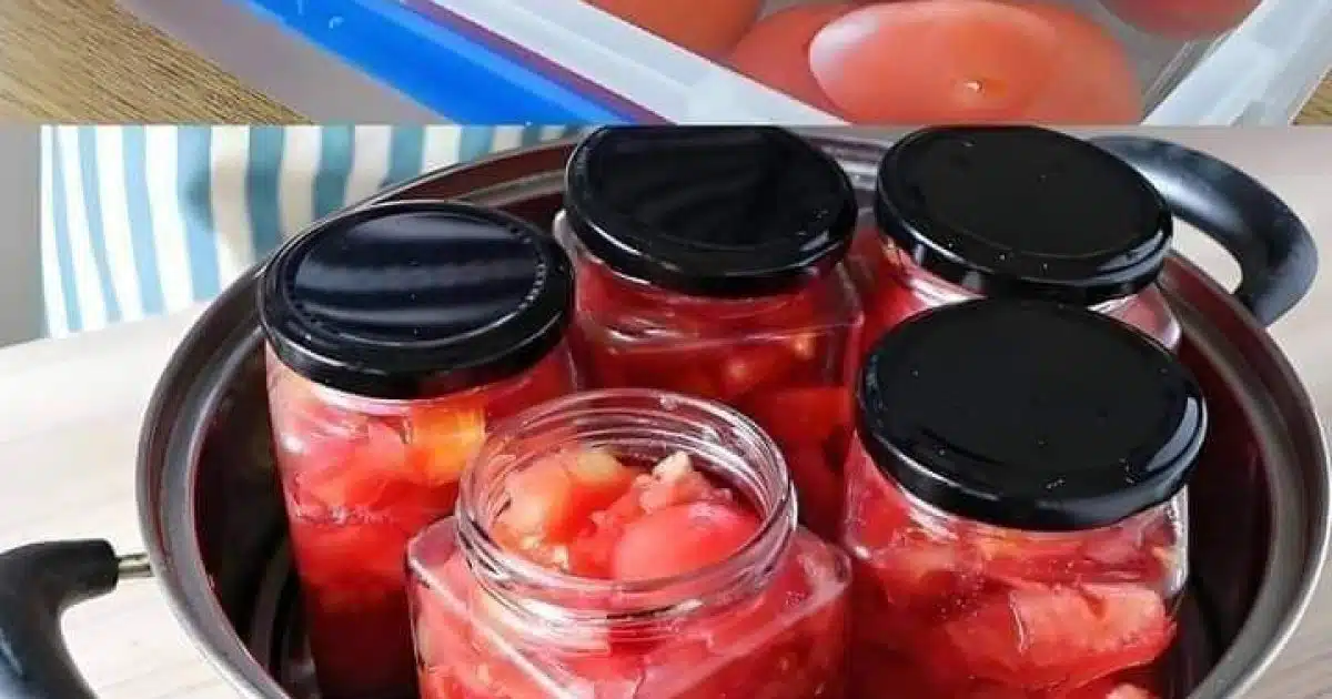 Comment conserver des tomates fraîches pendant 2 ans, sans vinaigre ?