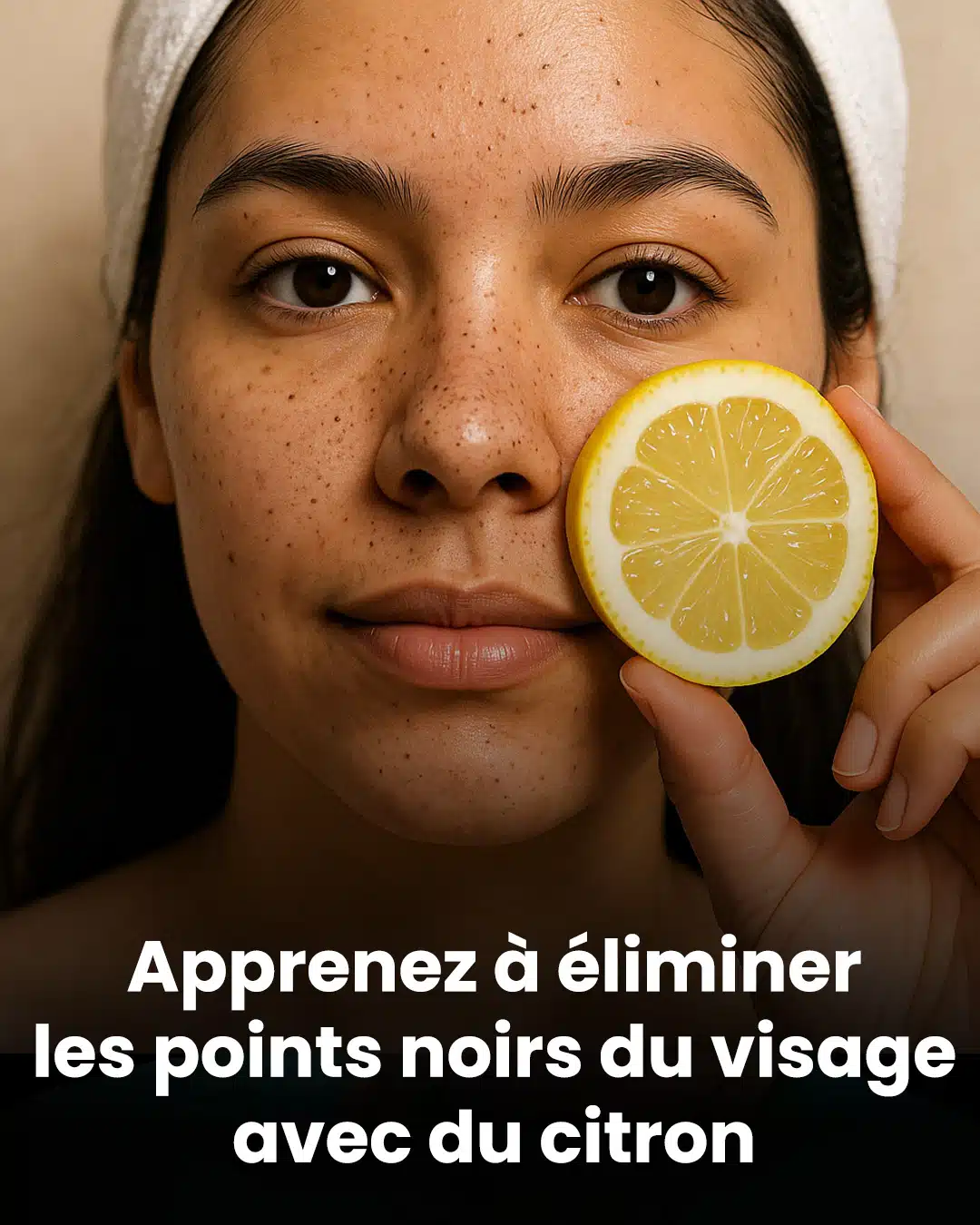 Comment éliminer les points noirs sur le visage avec du citron ?