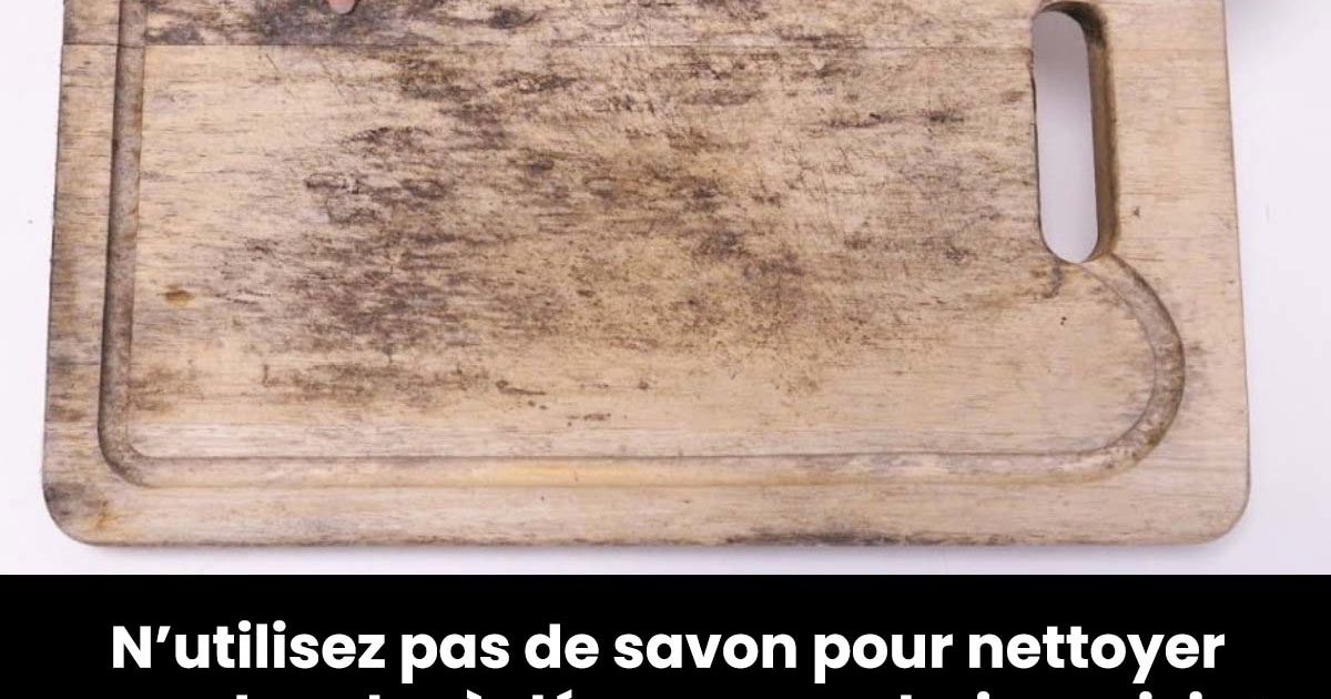Comment enlever la moisissure d’une planche à découper en bois ?
