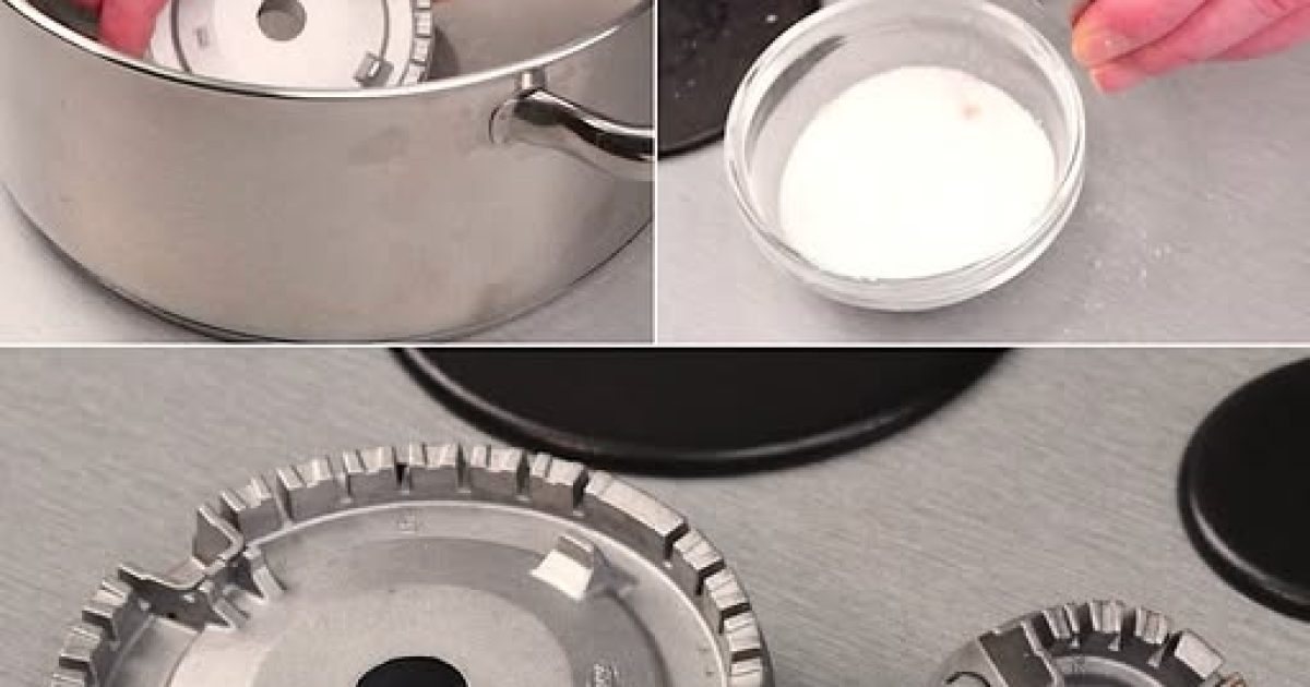 Comment nettoyer les brûleurs de la gazinière en quelques étapes simples !