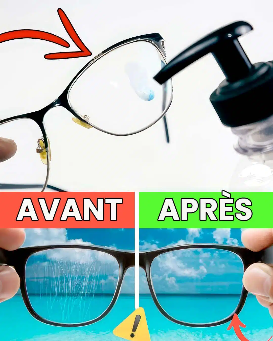 Comment nettoyer les rayures des lunettes ?