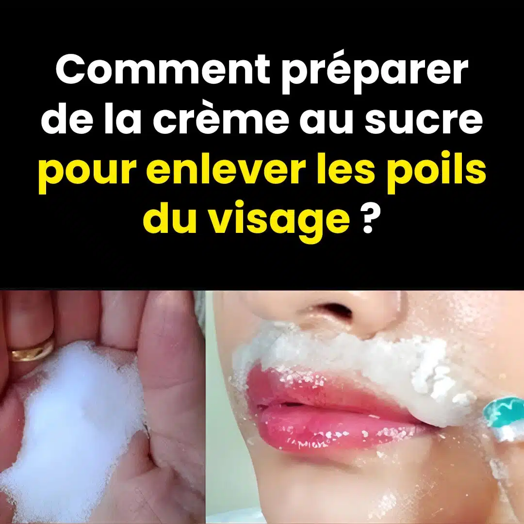 Comment préparer la crème naturelle pour éliminer les poils du visage ?