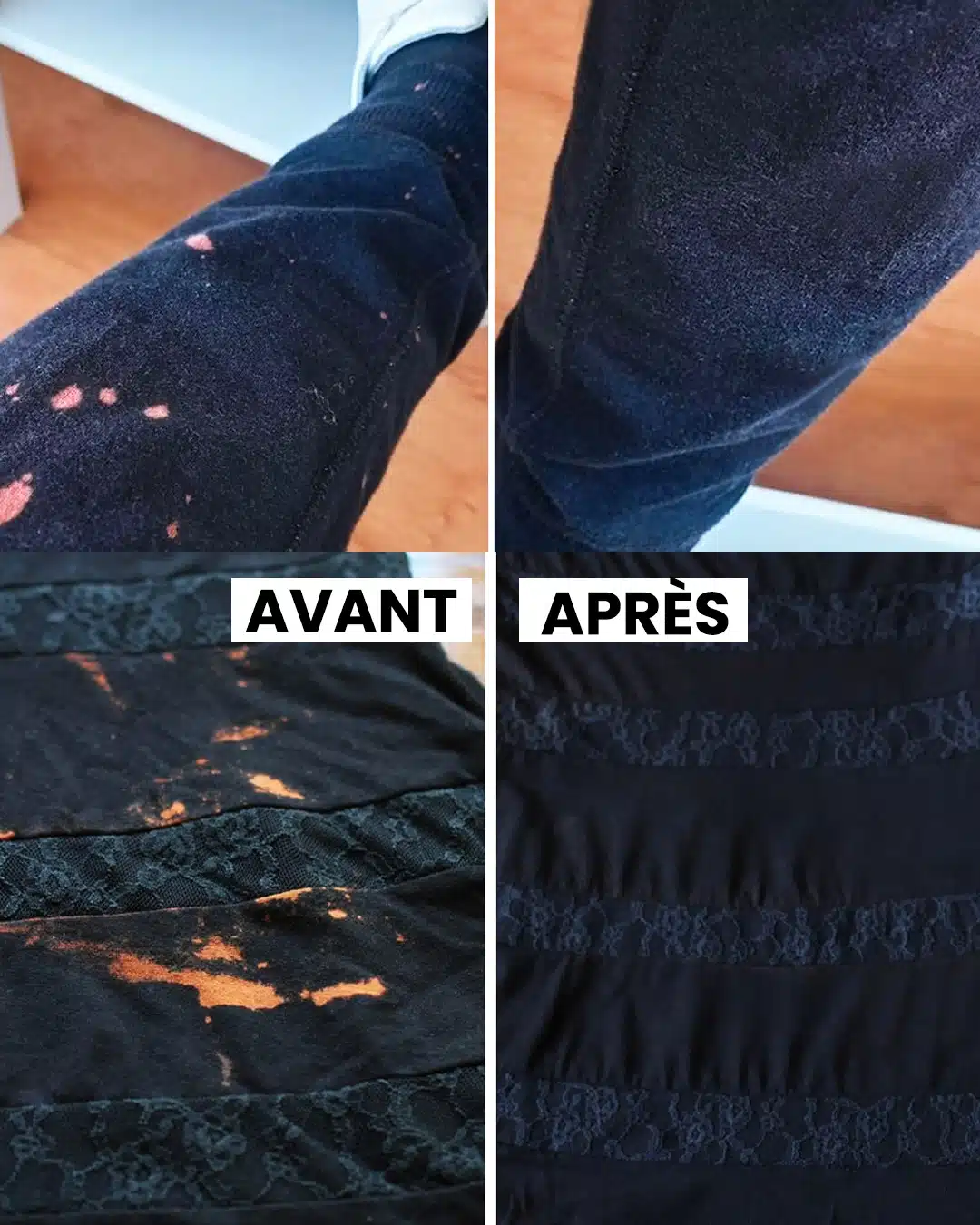 Comment récupérer des vêtements tachés par l’eau de Javel : 3 méthodes infaillibles à essayer avant de les jeter