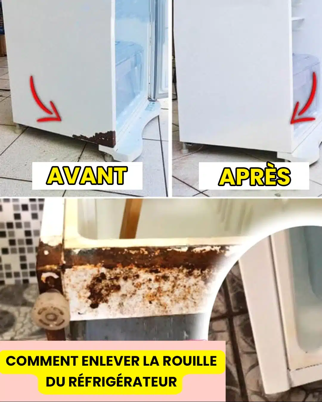Comment se débarrasser de la rouille sur un réfrigérateur ou des appareils électroménagers et économiser de l'argent