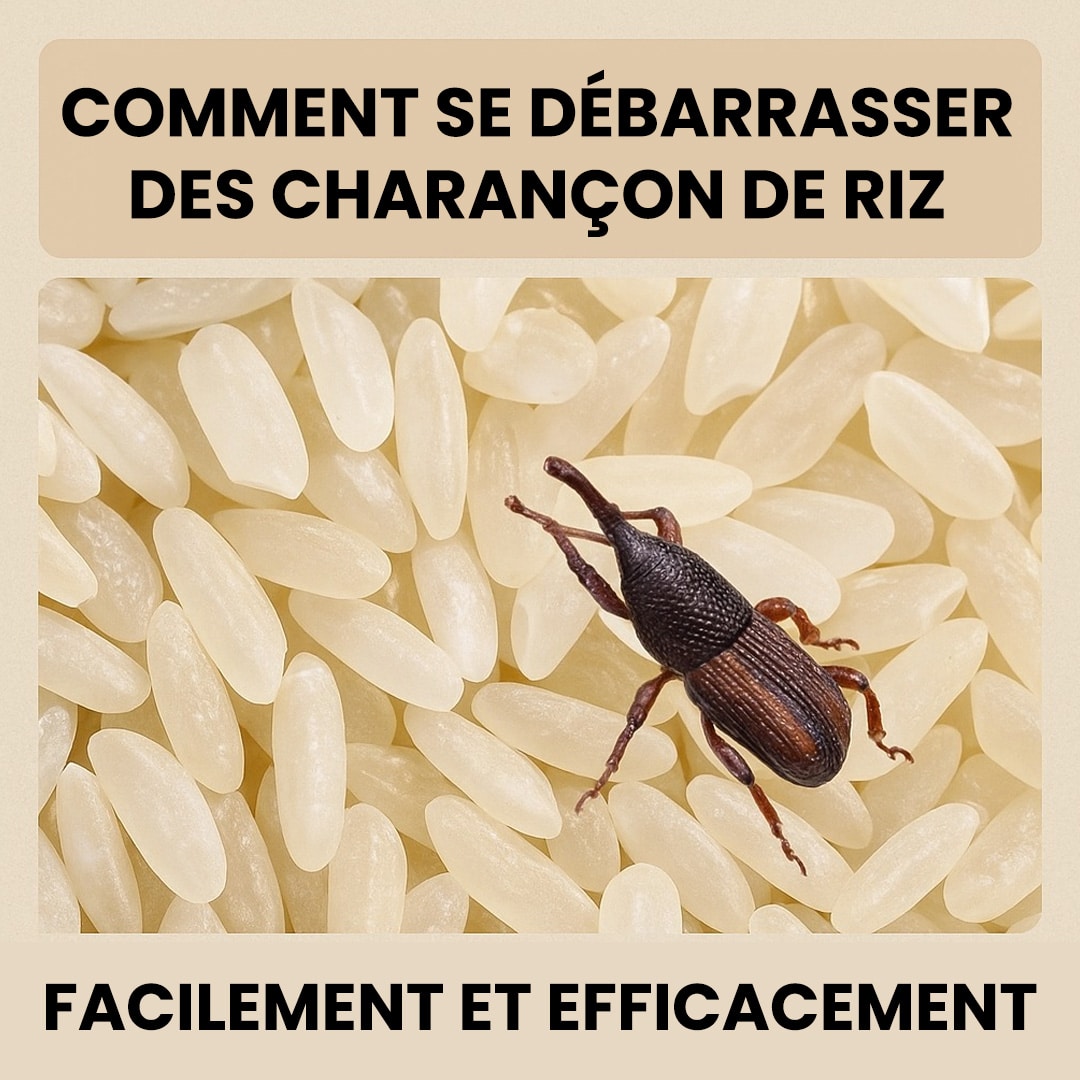 Comment se débarrasser des charançons du riz de manière simple et efficace ?