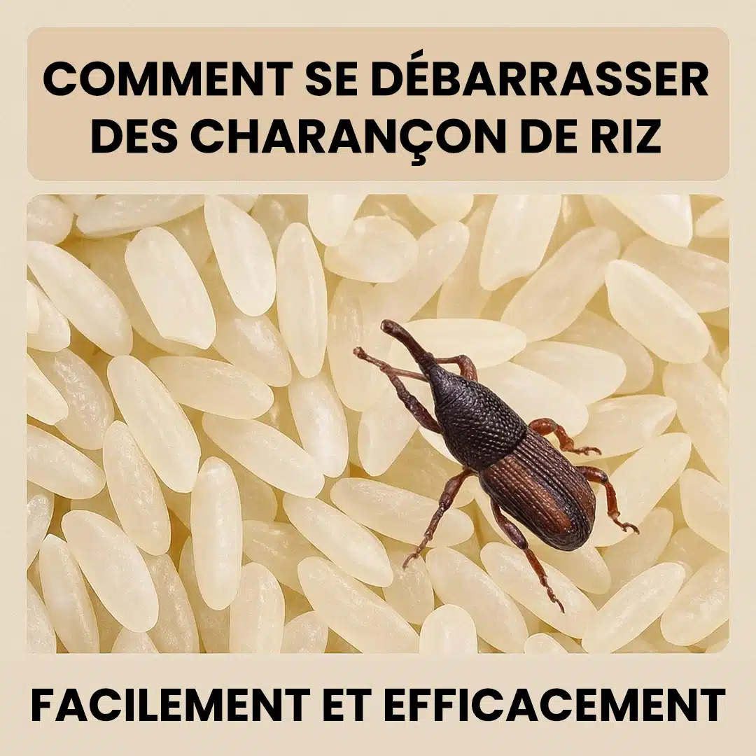 Comment se débarrasser des charançons du riz de manière simple et efficace ?