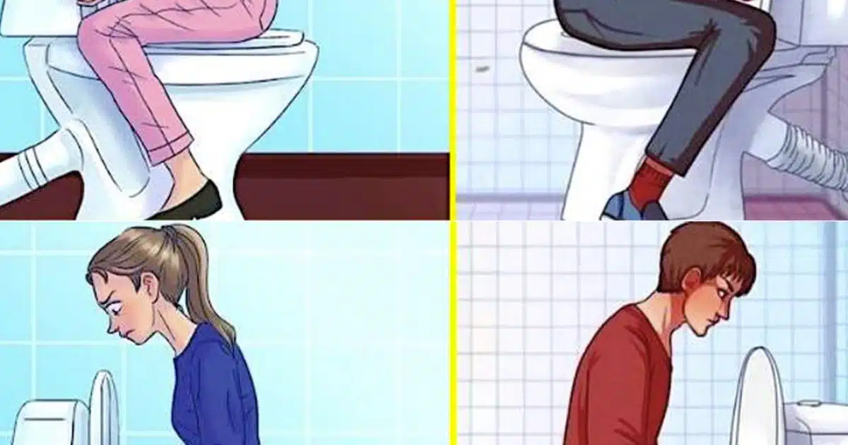 De plus en plus de personnes s’installent aux toilettes en étant tournées vers l’avant, pour 10 raisons surprenantes