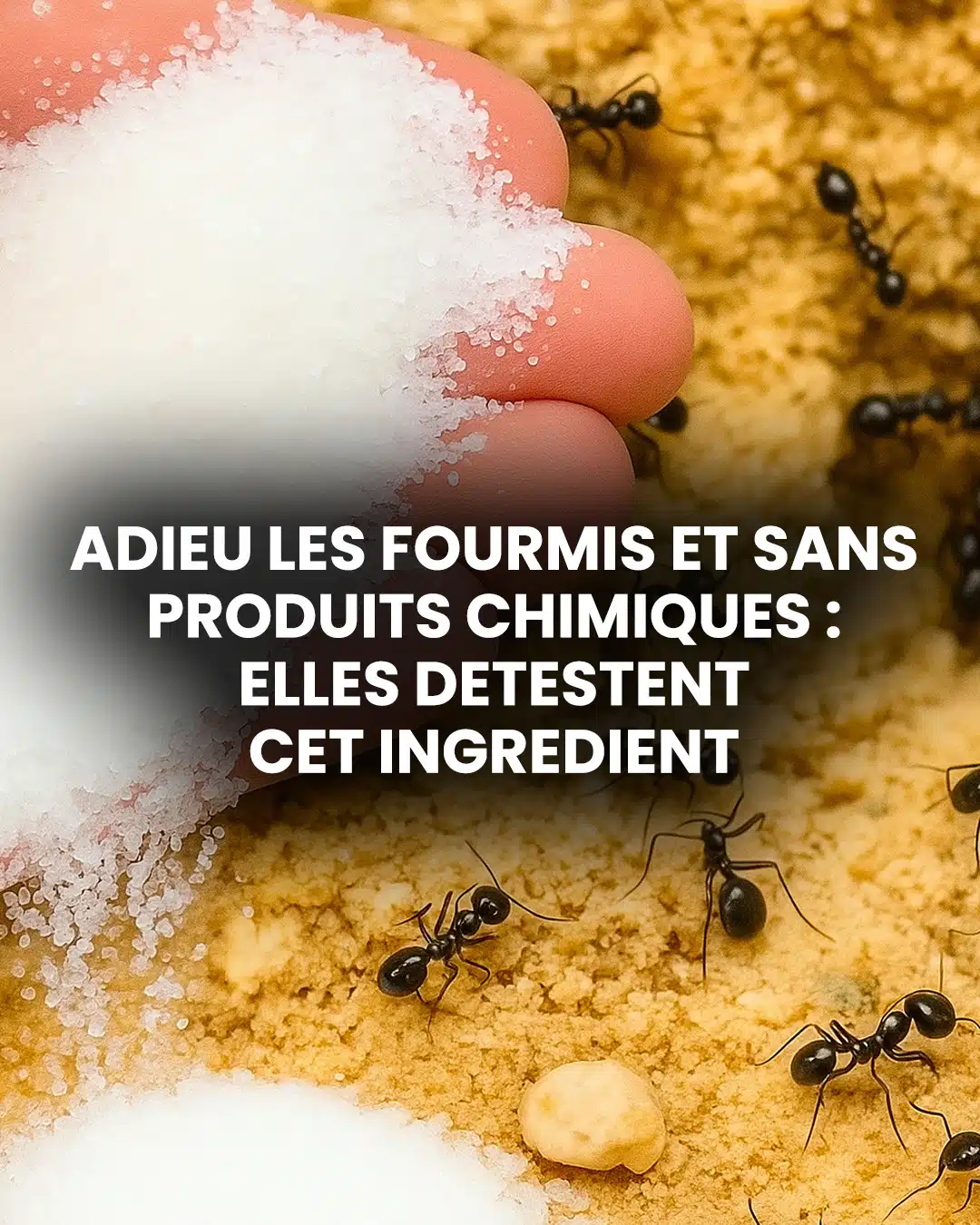 Débarrassez-vous des fourmis sans utiliser de produits chimiques : elles détestent cet ingrédient naturel