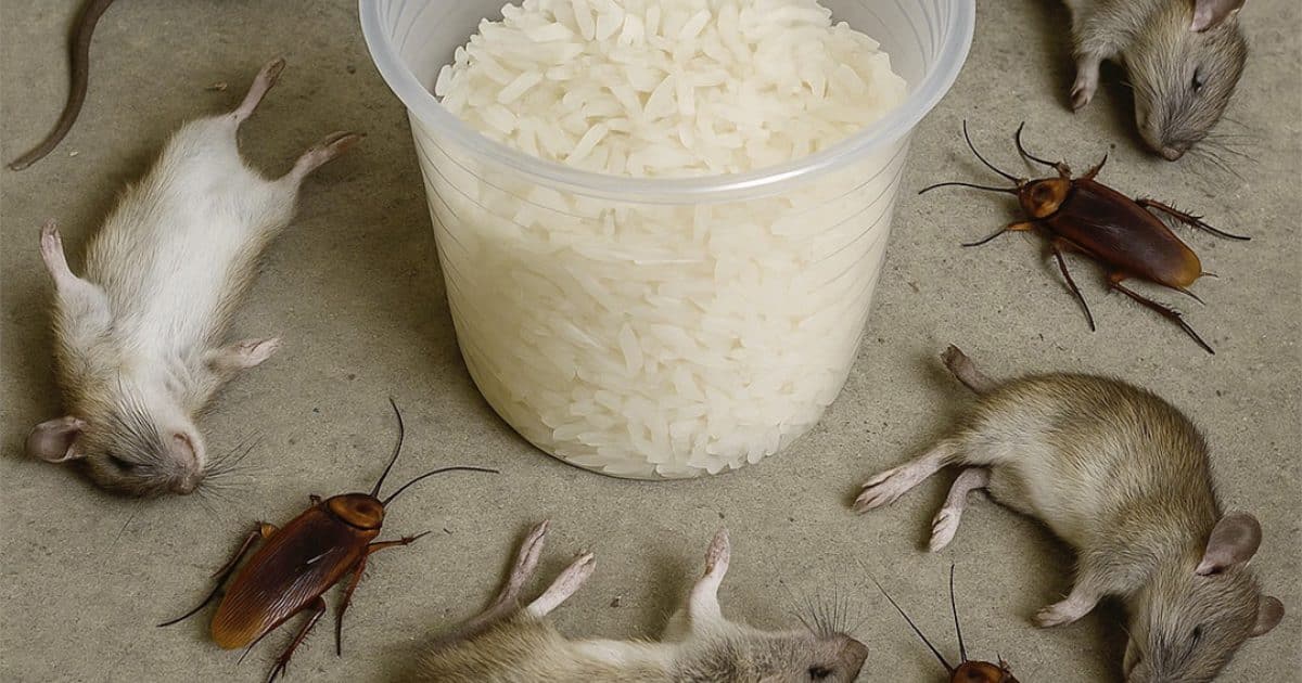 Débarrassez-vous des rats et des cafards en appliquant ceci
