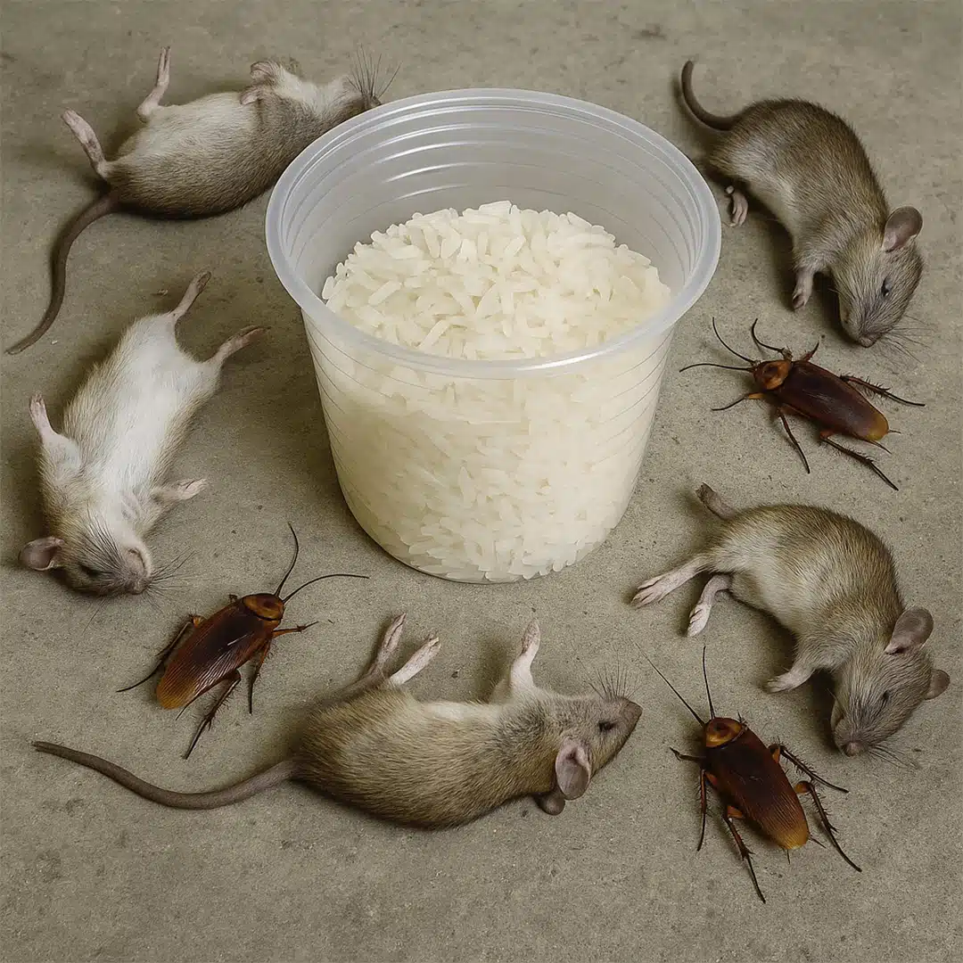 Débarrassez-vous des rats et des cafards en appliquant ceci