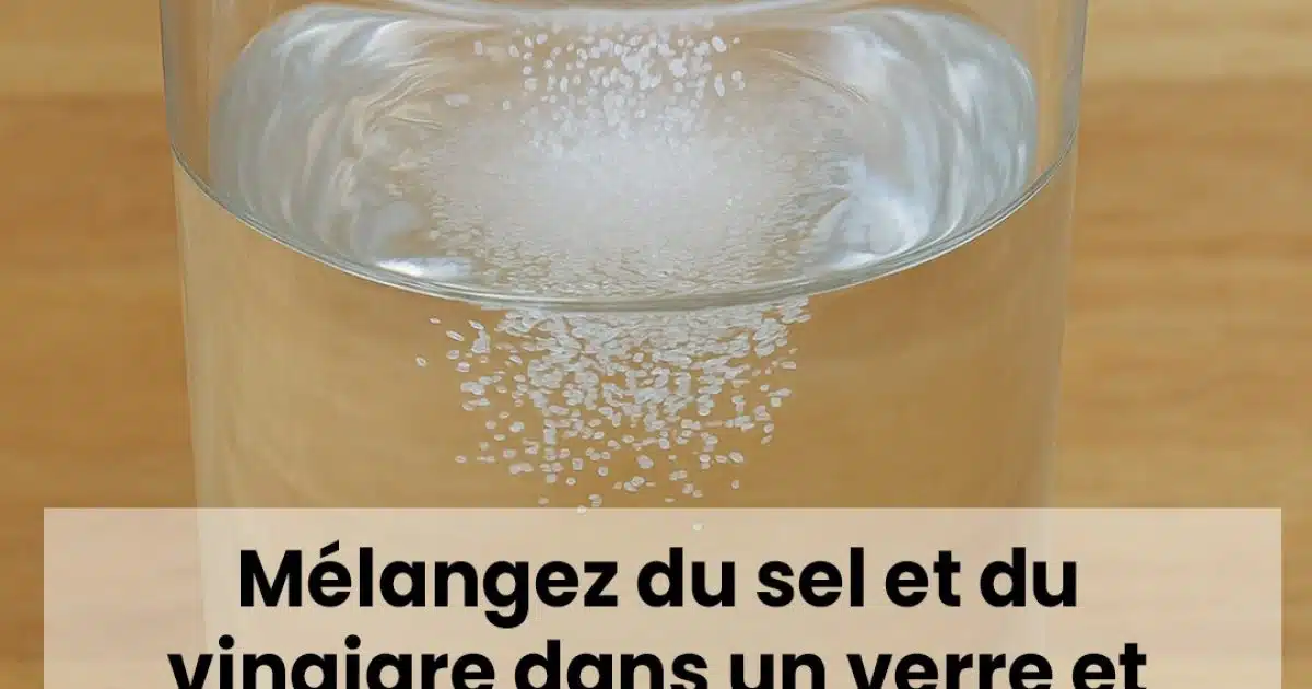 Découvrez comment un simple mélange d'eau, de vinaigre et de sel peut nettoyer l'énergie de votre maison