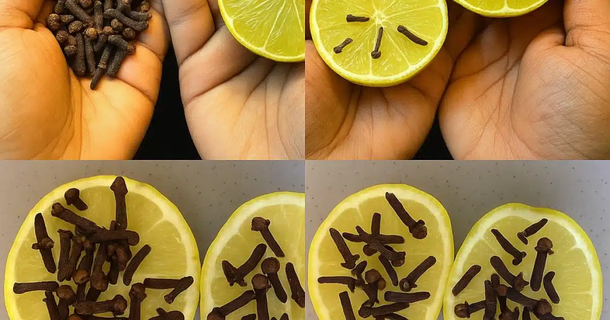 Découvrez les bienfaits insoupçonnés du citron et des clous de girofle