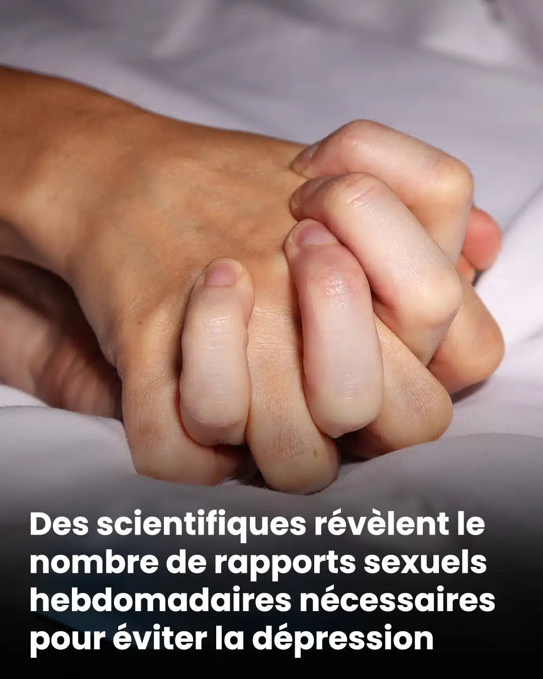 Des scientifiques publient une étude sur la vie intime et la dépression