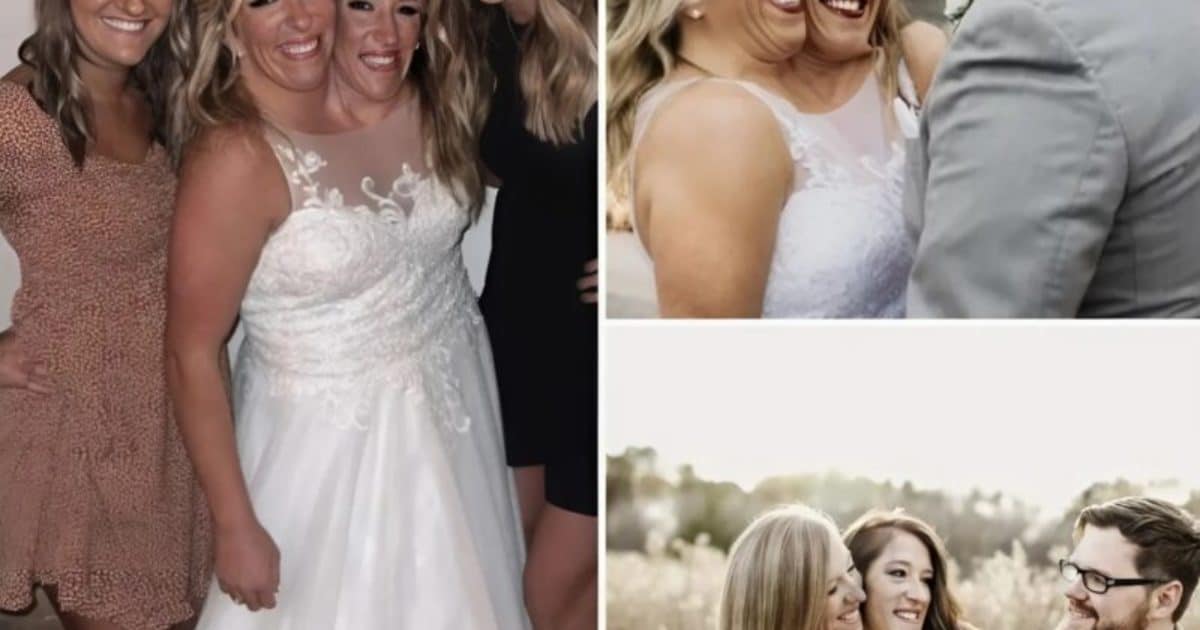 Des sœurs siamoises mariées au même homme ont partagé une photo avec leur époux et leur fille