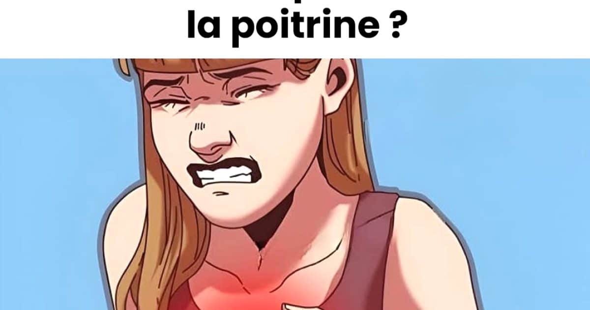 D’où vient cette douleur vive et persistante que l’on ressent parfois dans la poitrine ?