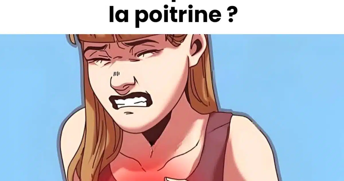 D’où vient cette douleur vive et persistante que l’on ressent parfois dans la poitrine ?