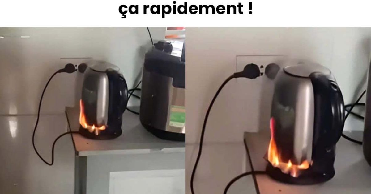 En utilisant une bouilloire électrique pour faire bouillir de l'eau, 9 ménages sur 10 commettent cette erreur