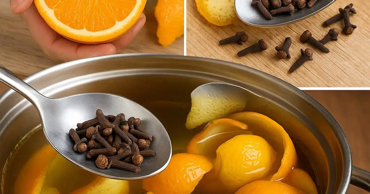 Faire bouillir des écorces d’orange avec des clous de girofle : une pratique traditionnelle de nos grands-mères