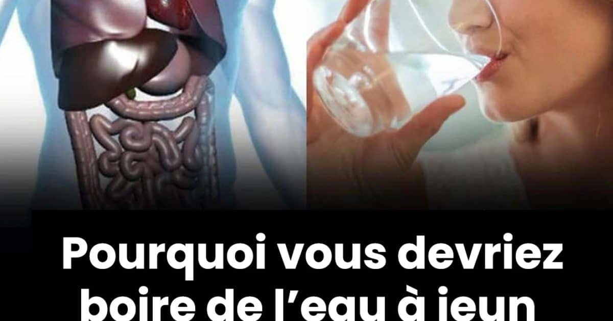 Faut-il boire de l’eau à jeun au réveil ?