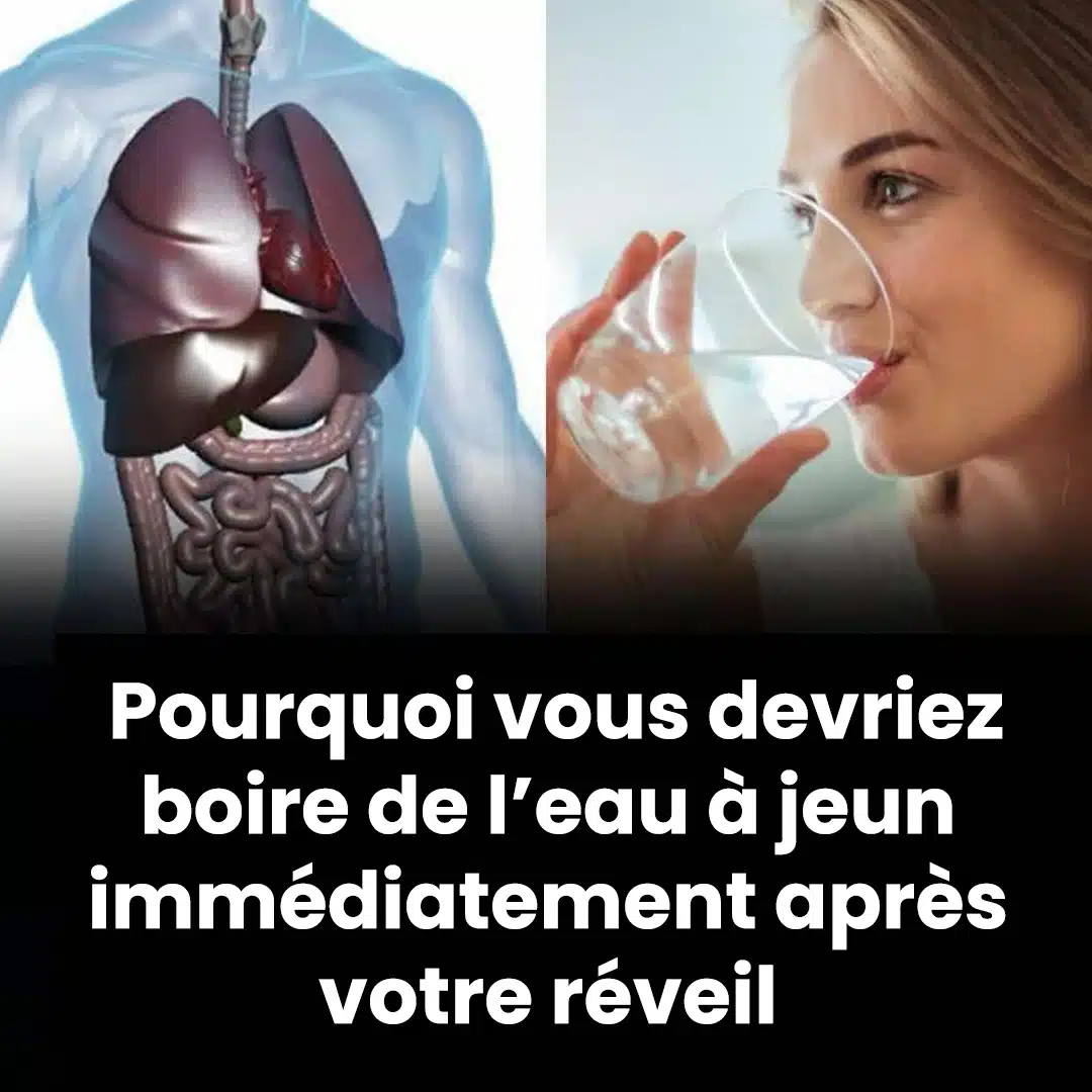 Faut-il boire de l’eau à jeun au réveil ?