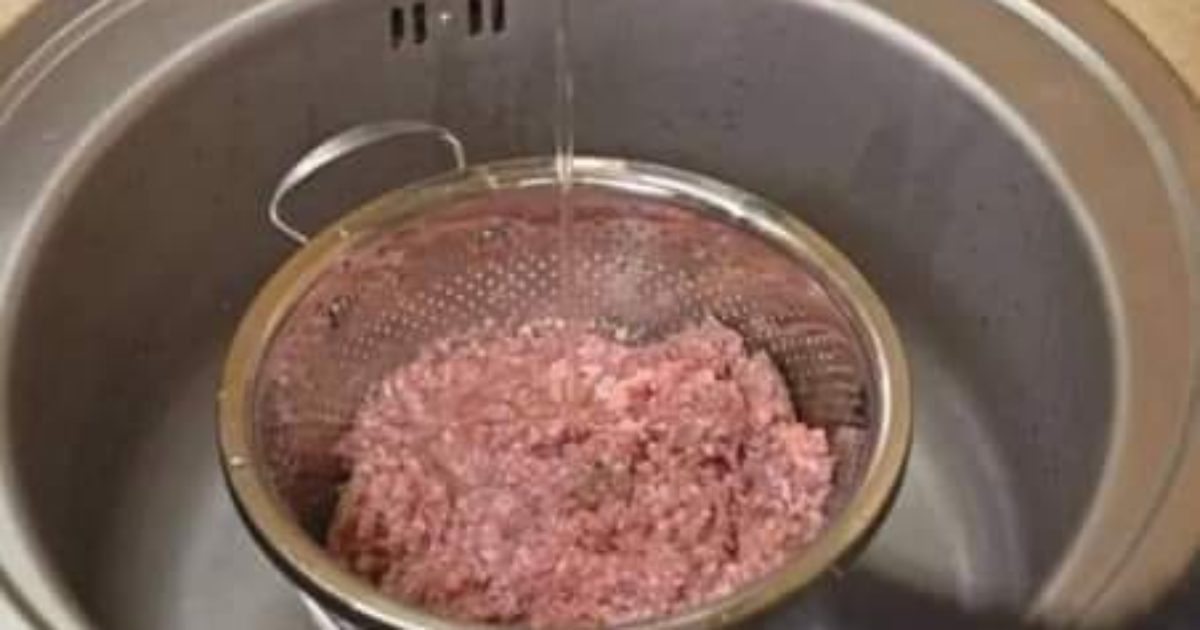 Faut-il laver la viande haché avant de la cuire ?