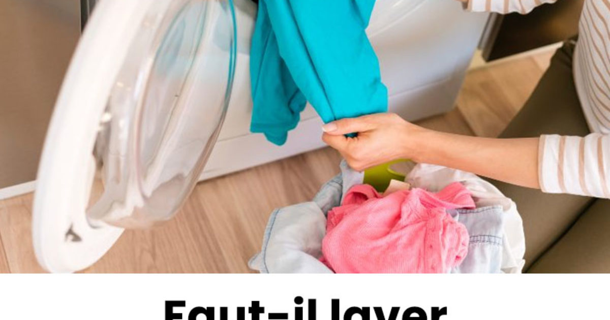 Faut-il laver les vêtements neufs ?