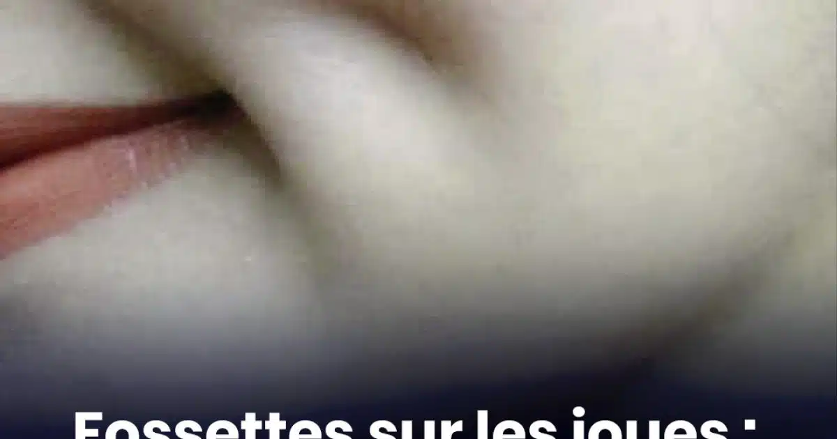 Fossettes sur la joue : pourquoi certaines personnes en ont et d'autres non ?