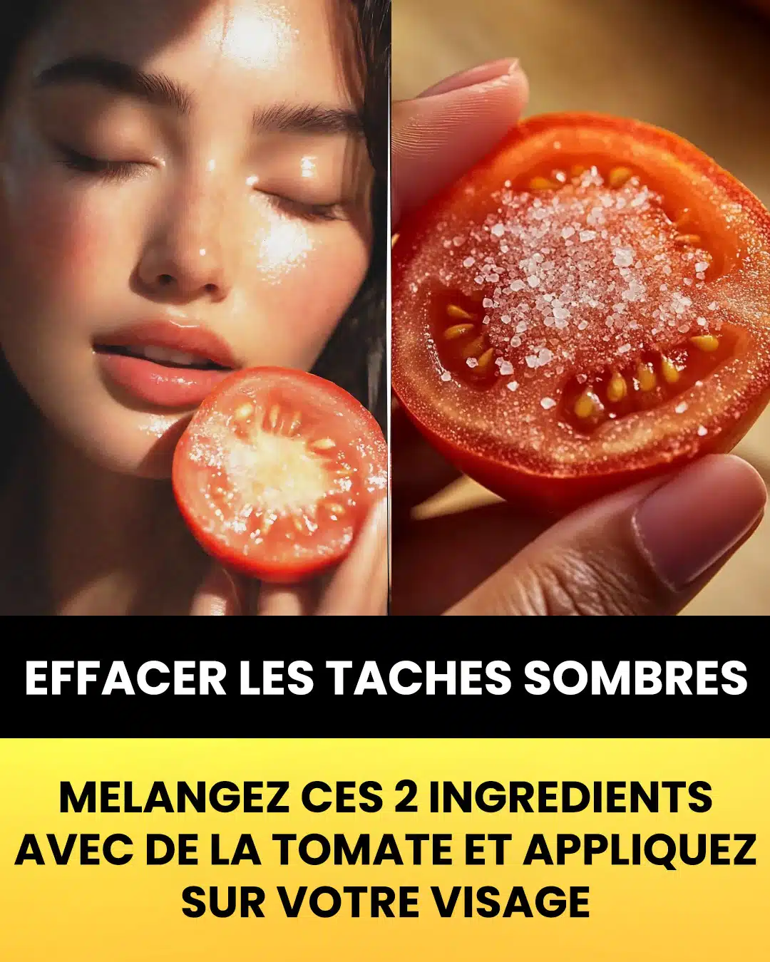 Frottez une tranche de tomate sur votre visage, elle a des bienfaits incroyables sur la peau