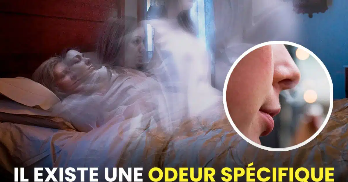 Il y a une odeur spécifique que les gens dégagent et qui suggère qu'ils sont proches de la mort