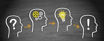 Illustration schématique d'un cerveau en train d'analyser