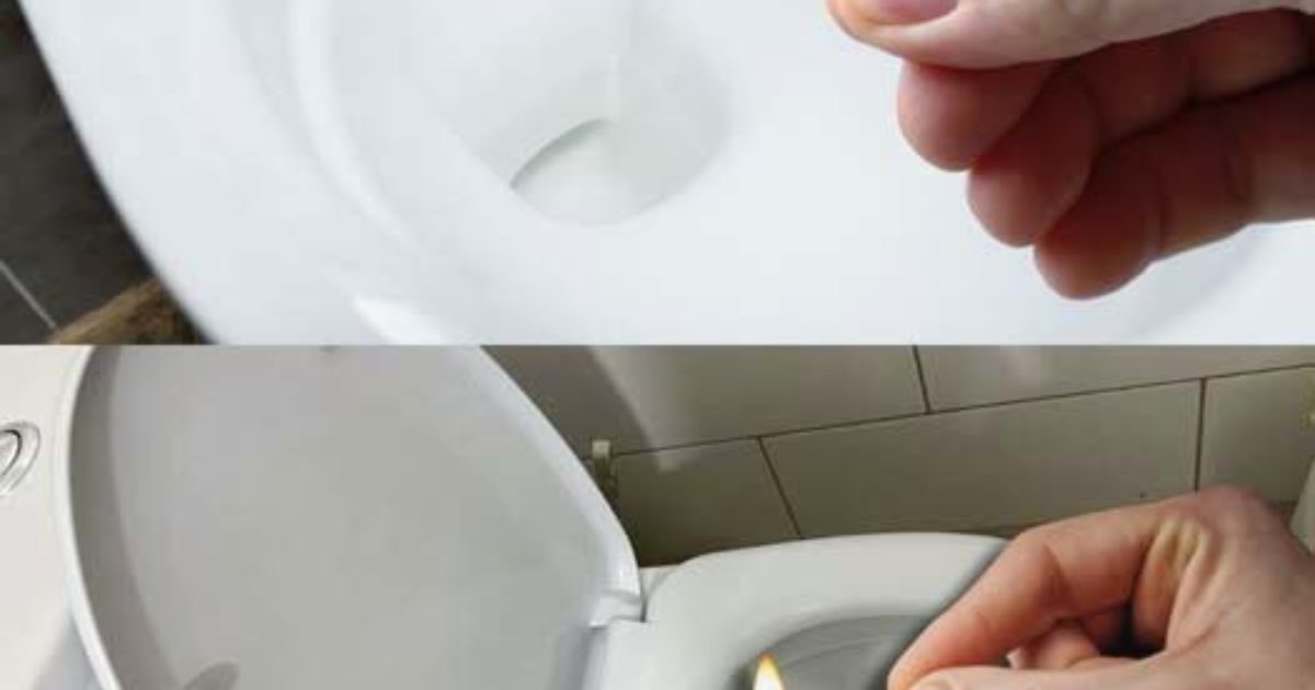 J'ai été surpris lorsque le plombier a allumé une allumette et l'a jetée dans mes toilettes