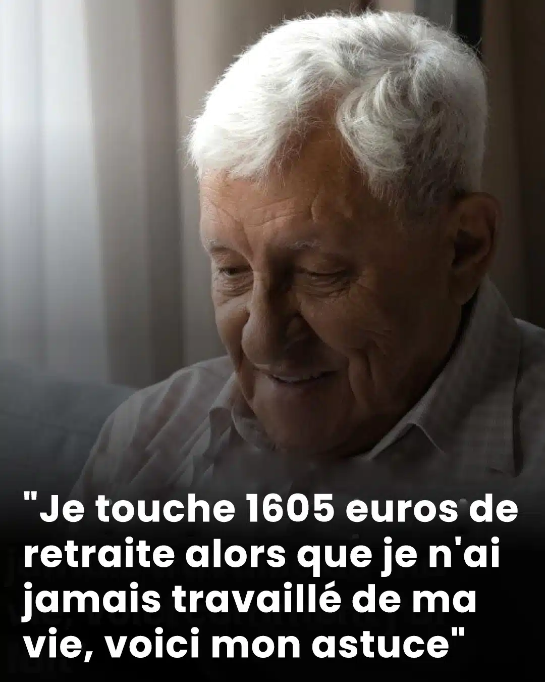 Je n’ai jamais travaillé, mais je touche 1605 euros de retraite : voici mon astuce