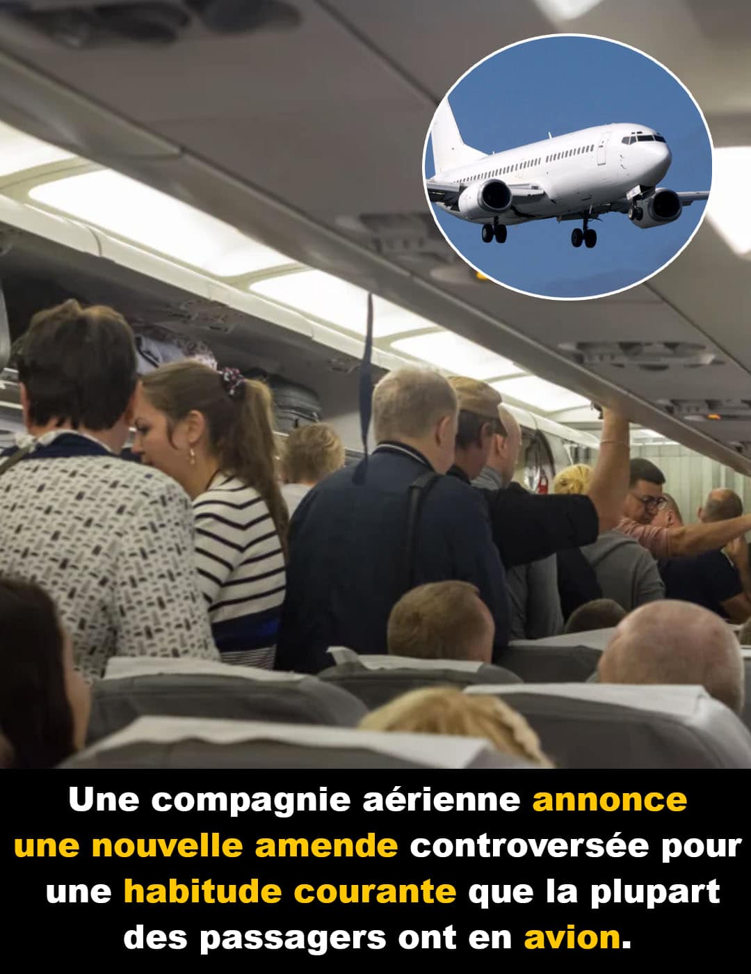 La nouvelle amende controversée d’une compagnie aérienne pour cette habitude courante en avion