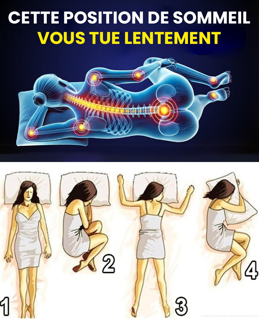 La position de sommeil la plus dangereuse que vous ne soupçonniez pas