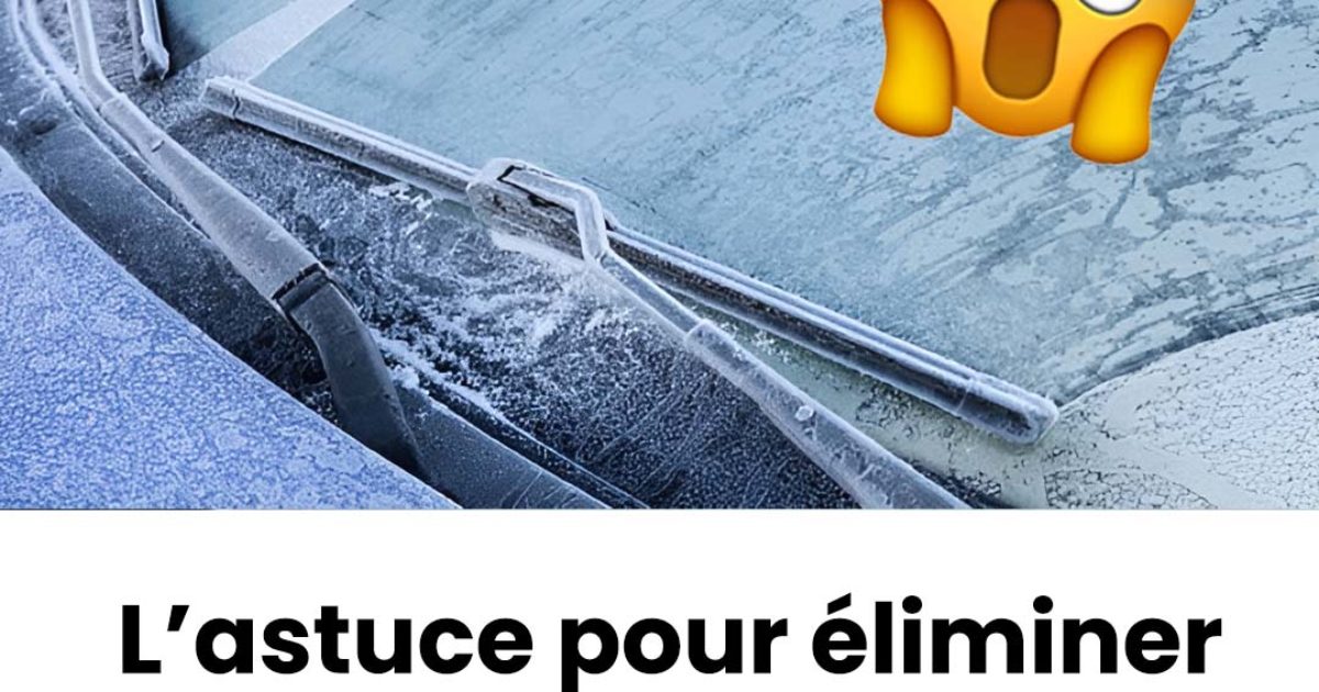 L'astuce pour dégivrer votre pare-brise en 1 minute chrono