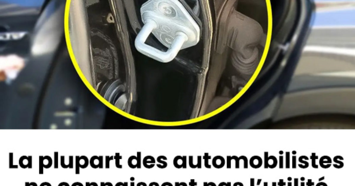 Le crochet sur la portière de voiture : 3 usages insoupçonnés