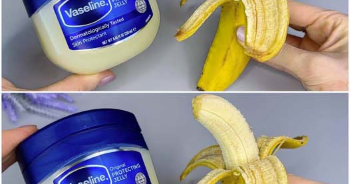 Le mélange banane-vaseline : un trésor caché pour la peau