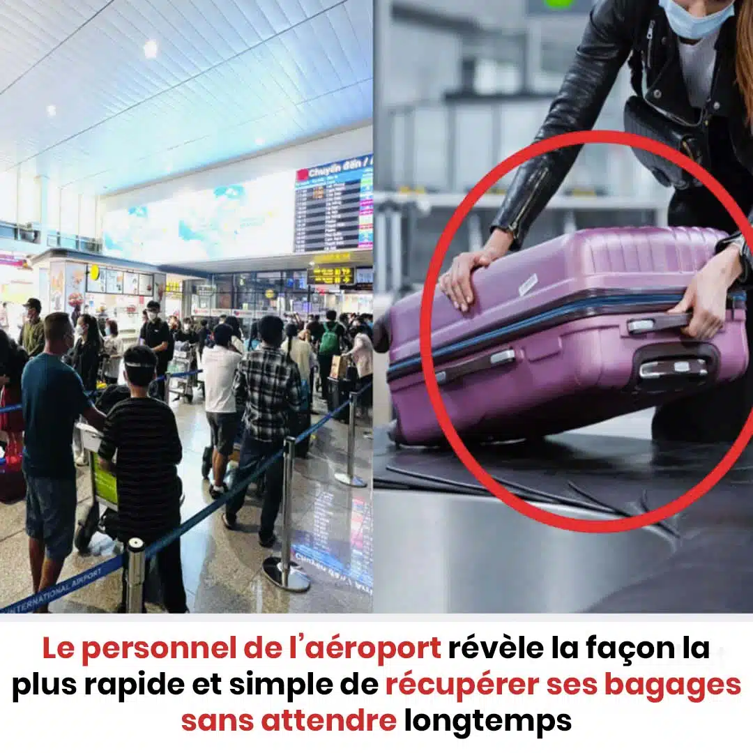 Le personnel de l’aéroport révèle la façon la plus rapide et simple de récupérer ses bagages sans attendre