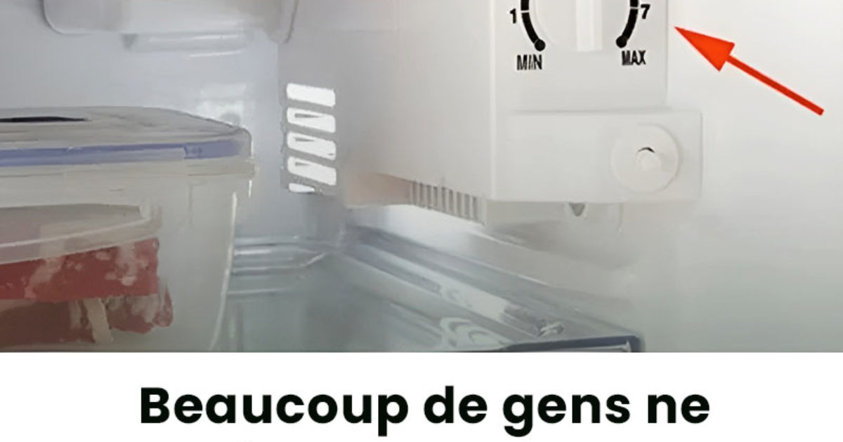 Le réfrigérateur a un petit bouton qui peut économiser sur votre facture d'énérgie