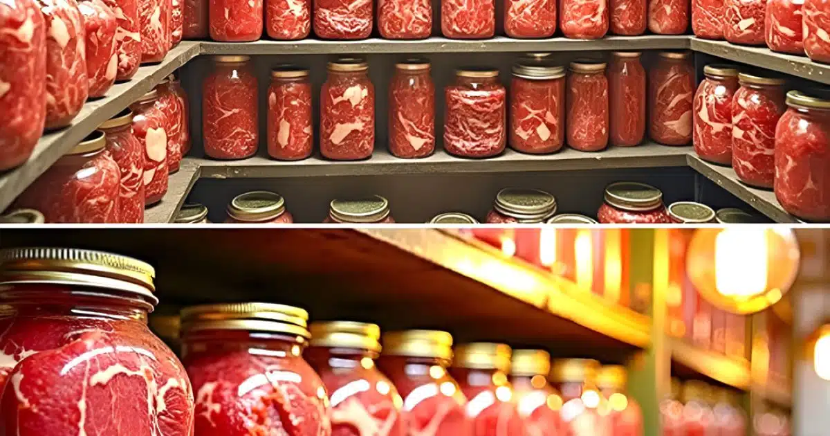 Le secret enfin révélé pour conserver la viande pendant des années sans frigo