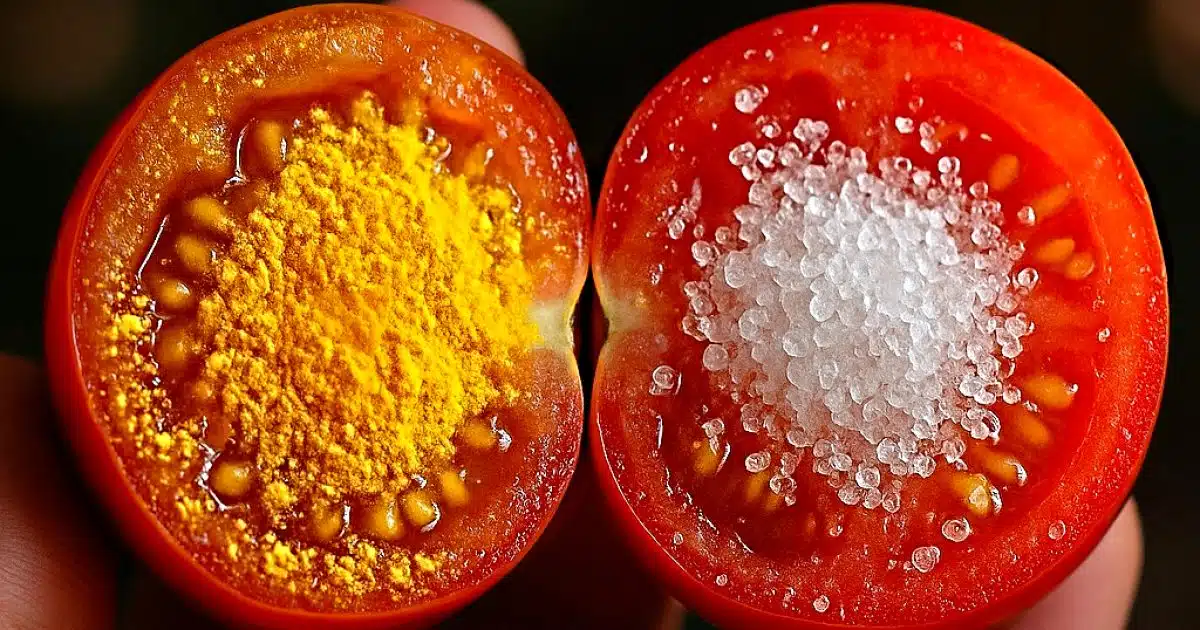 Les bienfaits de la tomate pour la peau : frottez une tranche de tomate sur le visage