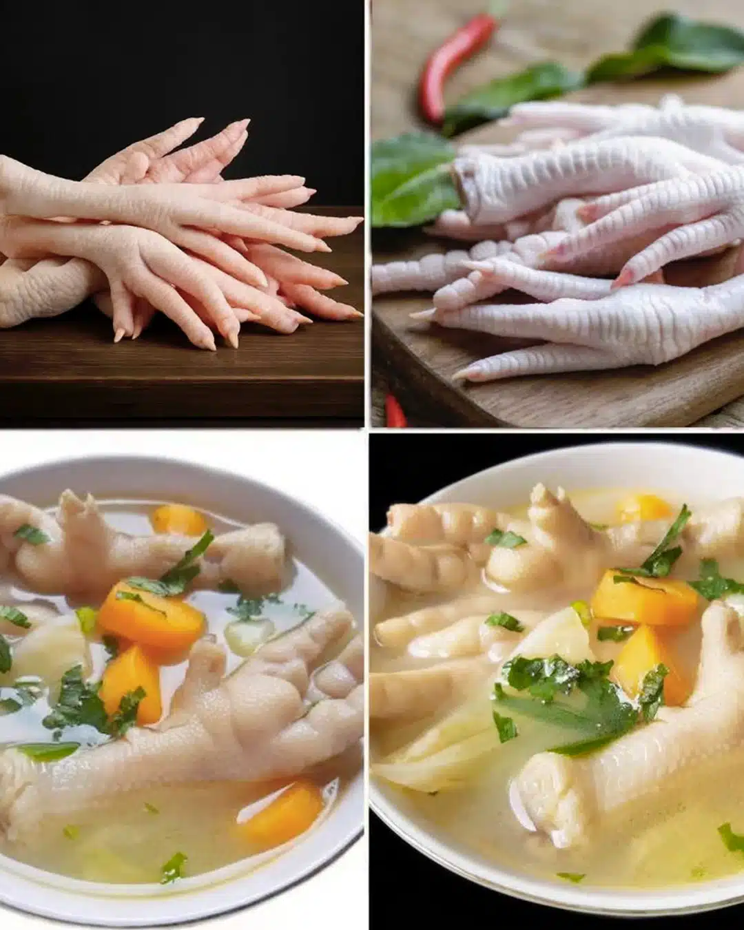 Les bienfaits des pieds de poulet