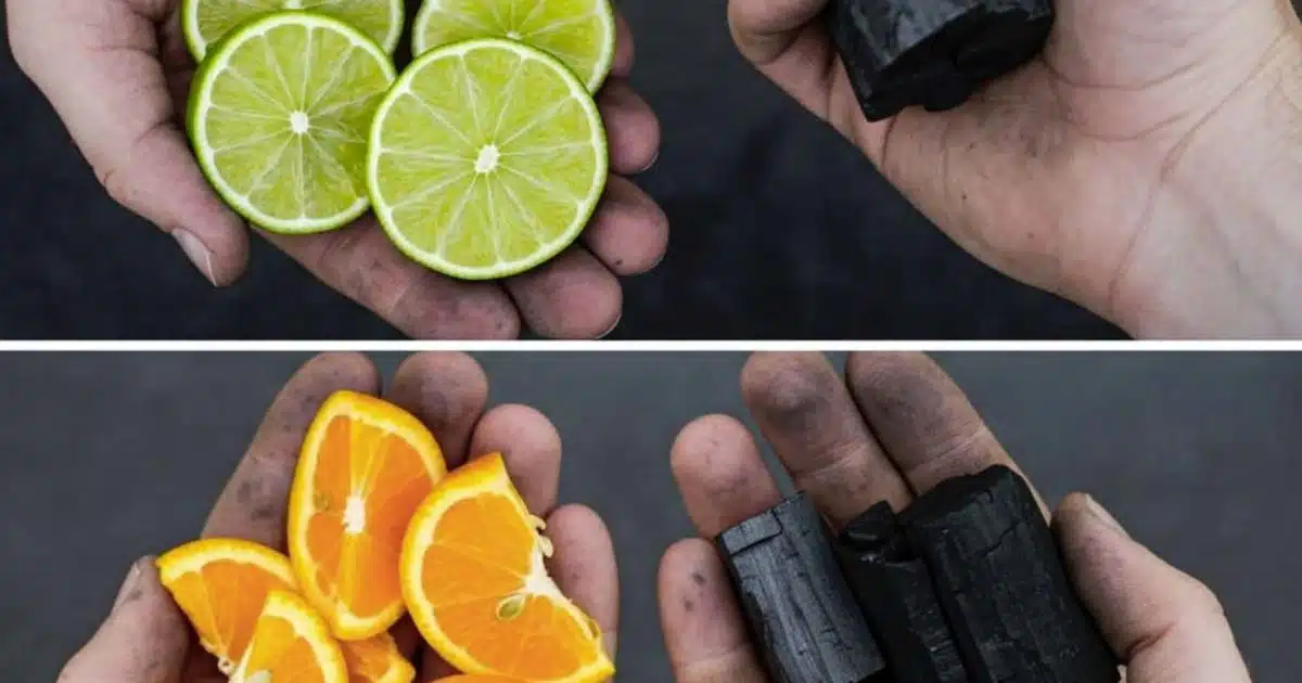Les bienfaits du mélange de citron et charbon