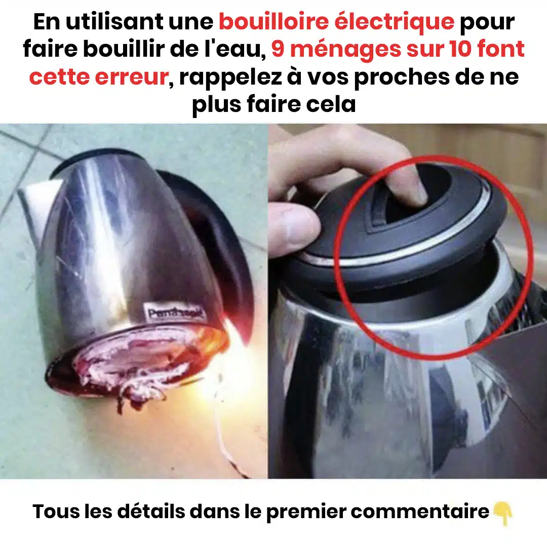 Les erreurs à éviter en utilisant une bouilloire électrique