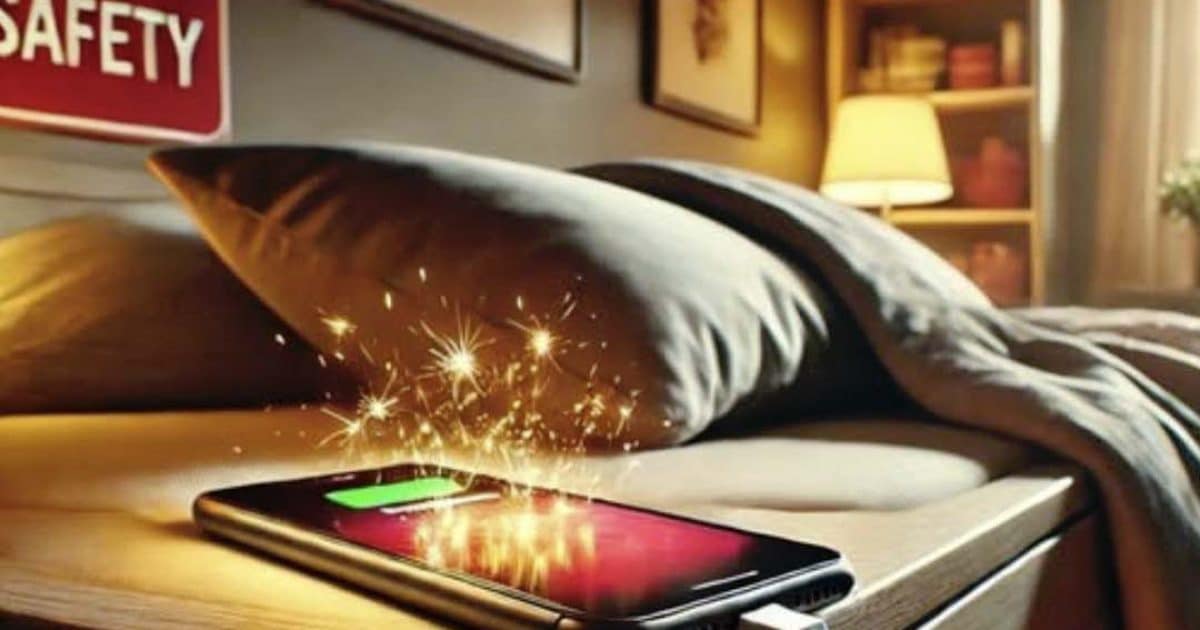 Les pompiers mettent en garde contre l’unique endroit où vous ne devez jamais charger votre téléphone.