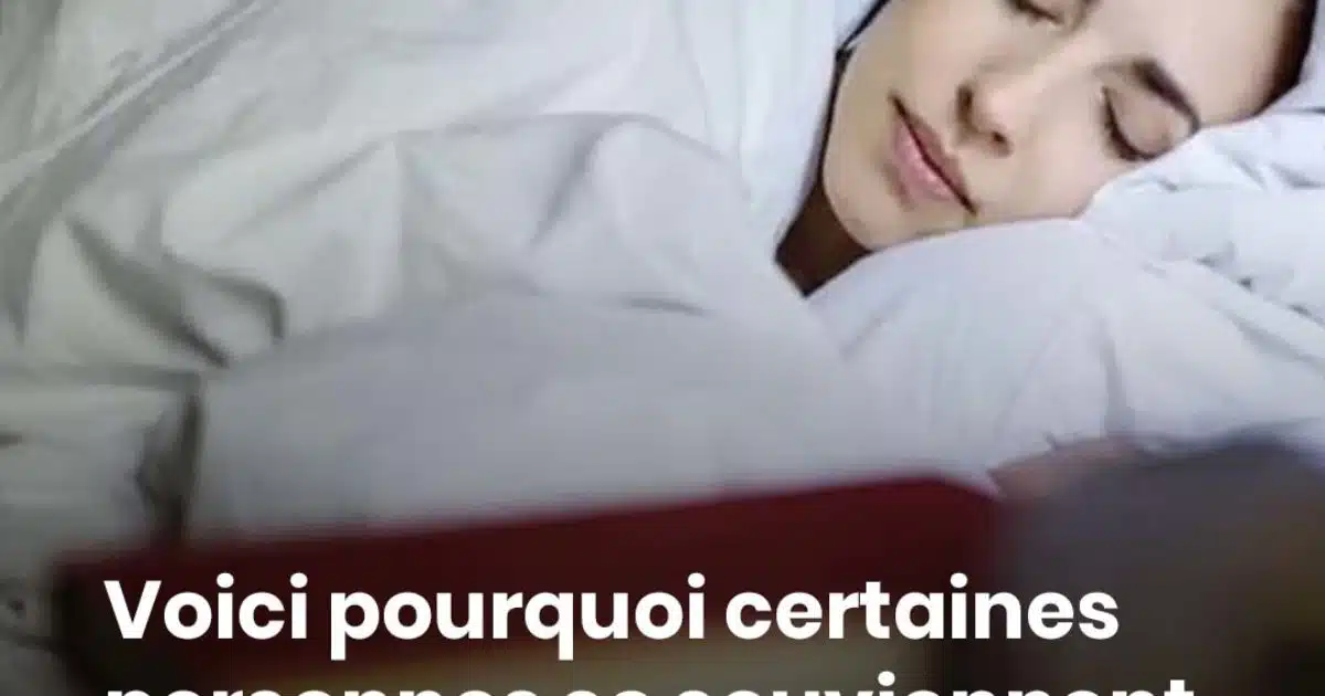 Les raison pour laquelle certaines personnes sont plus susceptibles de se souvenir de leurs rêves que d’autres
