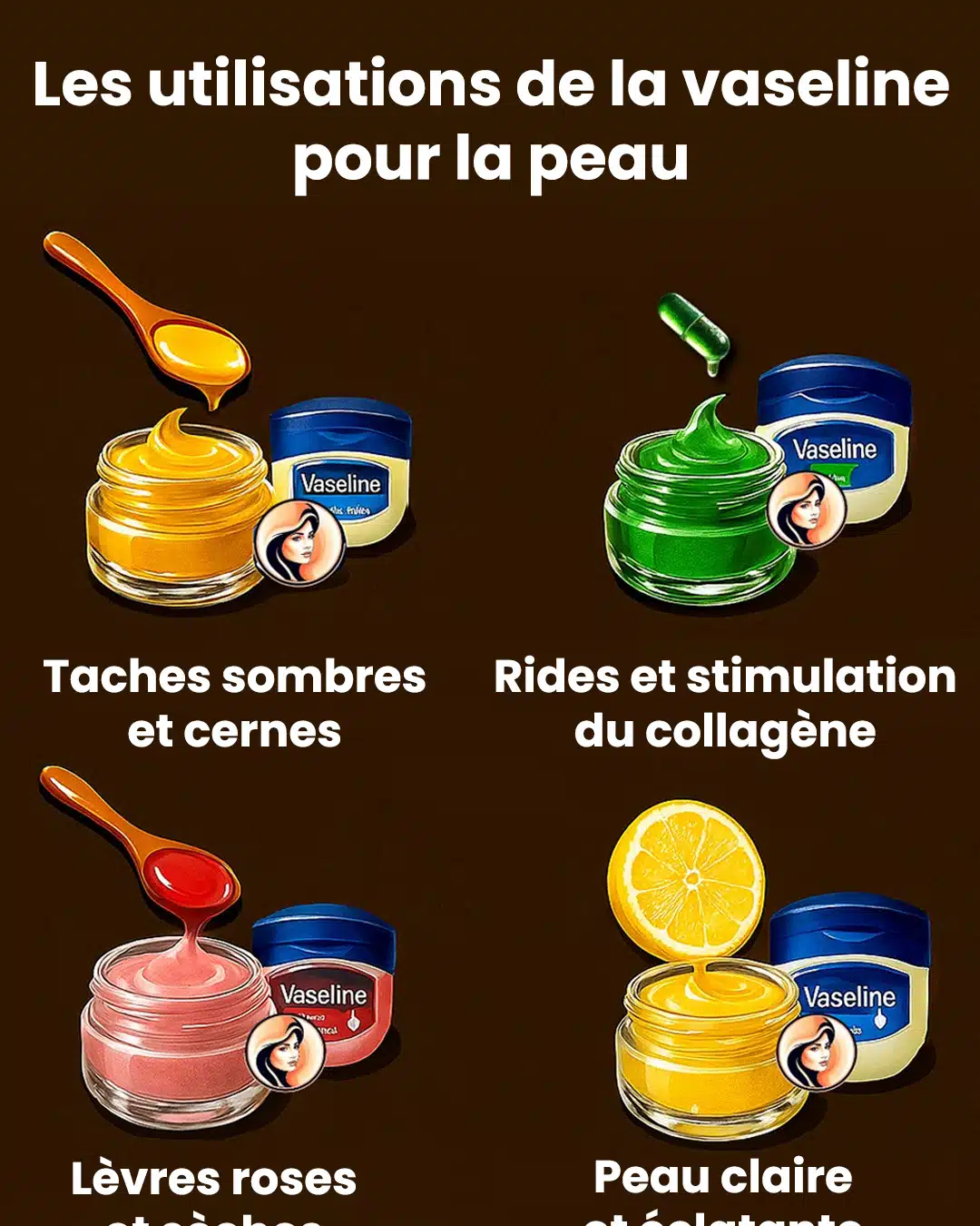 Les utilisations et bienfaits de la vaseline pour la peau, les lèvres et les cheveux