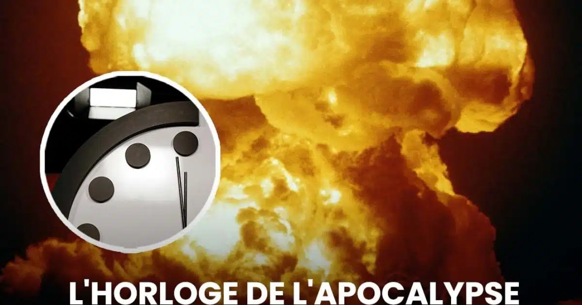 L'horloge de l'apocalypse a été avancée : il reste désormais seulement 89 secondes jusqu'à la "fin du monde »