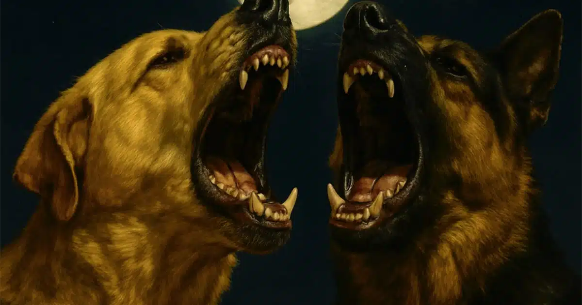 Lorsque vous entendez plusieurs chiens aboyer en même temps la nuit, en voici la signification